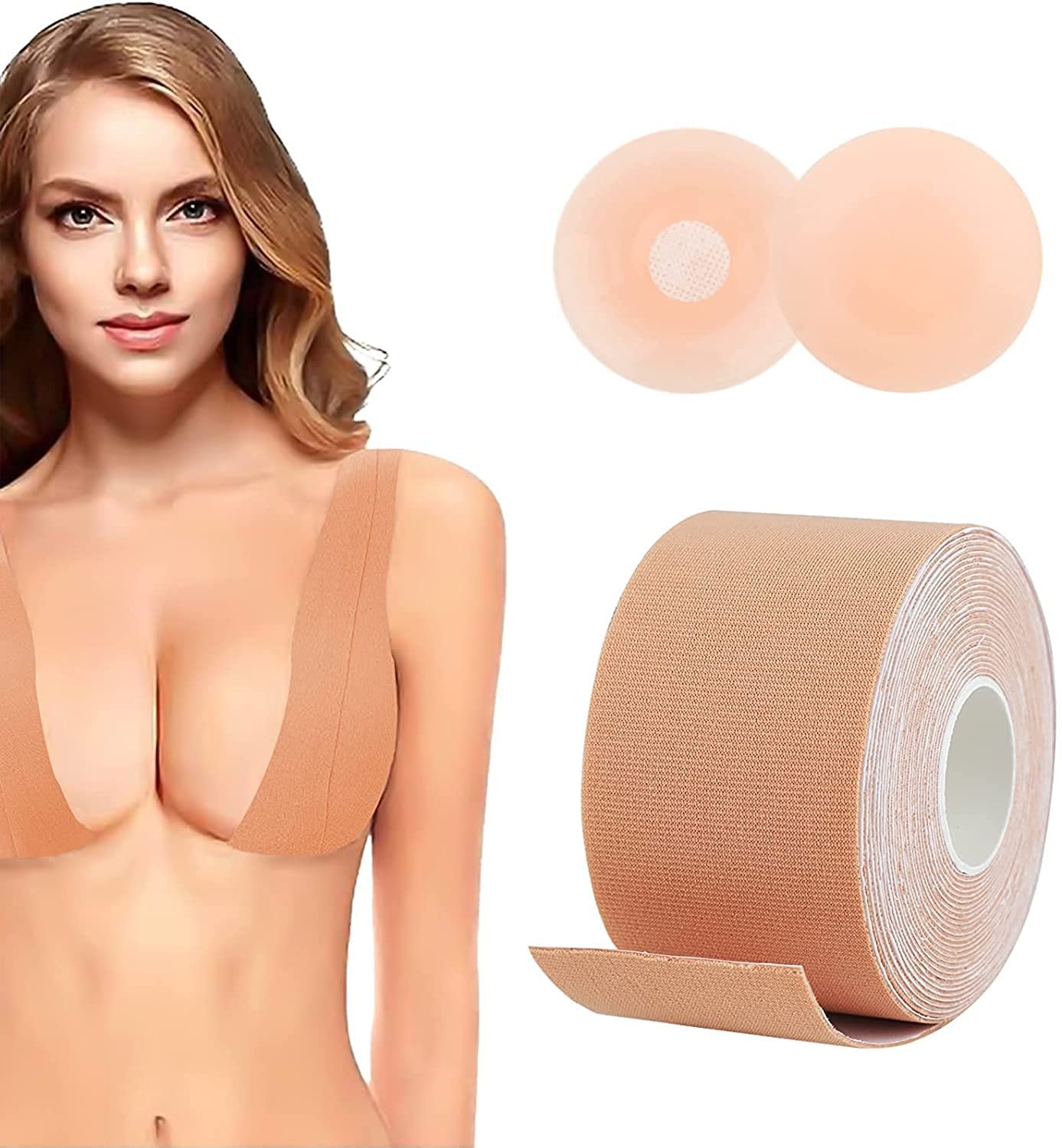 Women's Push-Up Adhesive Bra Backless Soft Bio Silicone