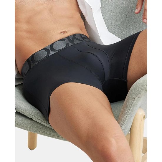 Jockey IC28 Men's Tactel Microfiber Elastane Stretch Solid Trunk with Moisture Move Treatment