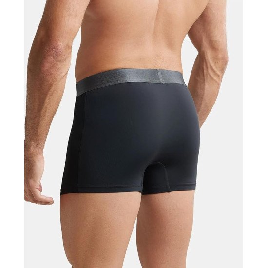 Jockey IC28 Men's Tactel Microfiber Elastane Stretch Solid Trunk with Moisture Move Treatment