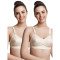 Libertina Princess Bra (Pack of 2) White Cottan Strap Non-Wired Full Coverage Bra